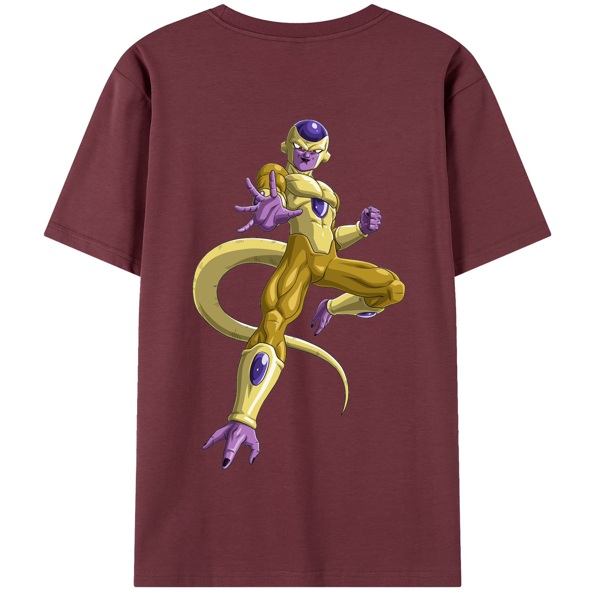 （画像用） ドラゴンボール フリーザ DRAGON BALL Frieza 綿100％半袖Tシャツ（背面プリント）